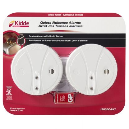 Picture of Kidde i9060CAKT Twin Pack Battery Operated Smoke Alarms