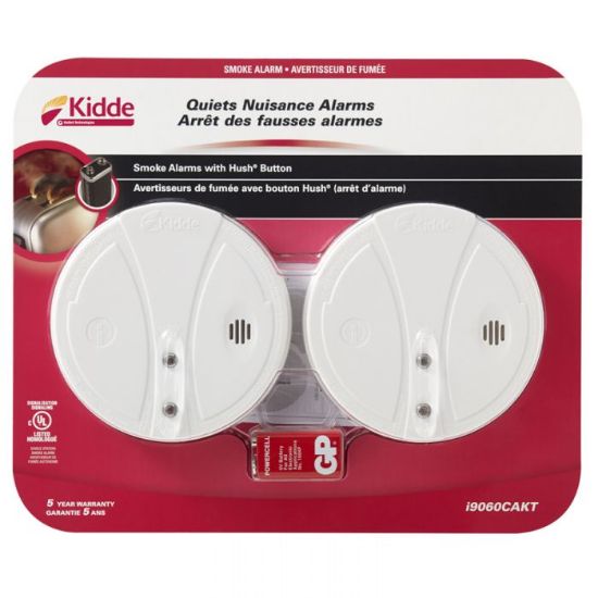 Picture of Kidde i9060CAKT Twin Pack Battery Operated Smoke Alarms
