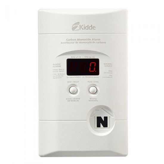 Picture of Kidde 900-0076 Plug-in Carbon Monoxide Alarm with 9V Battery Backup and Digital Display