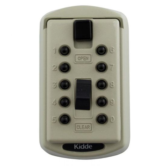 Picture of Kidde 001371C KeySafe Original 2-Key Slimline, Pushbutton (Clay)