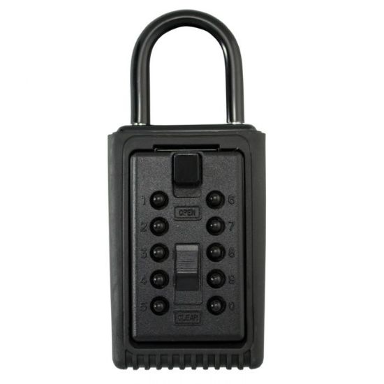Picture of Kidde 001352C KeySafe Original 3-Key Portable, Pushbutton (Black)